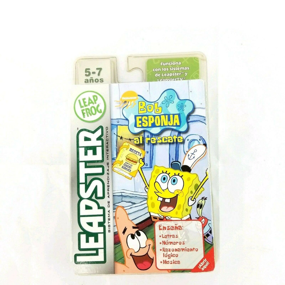 Leapster en Espanol Bob Esponja al Rescate